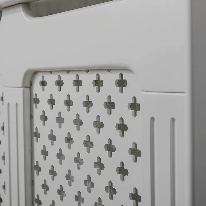 Edith radiator cover - grey - adjustable - Laura James