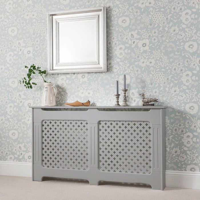 Edith radiator cover - grey - large - Laura James