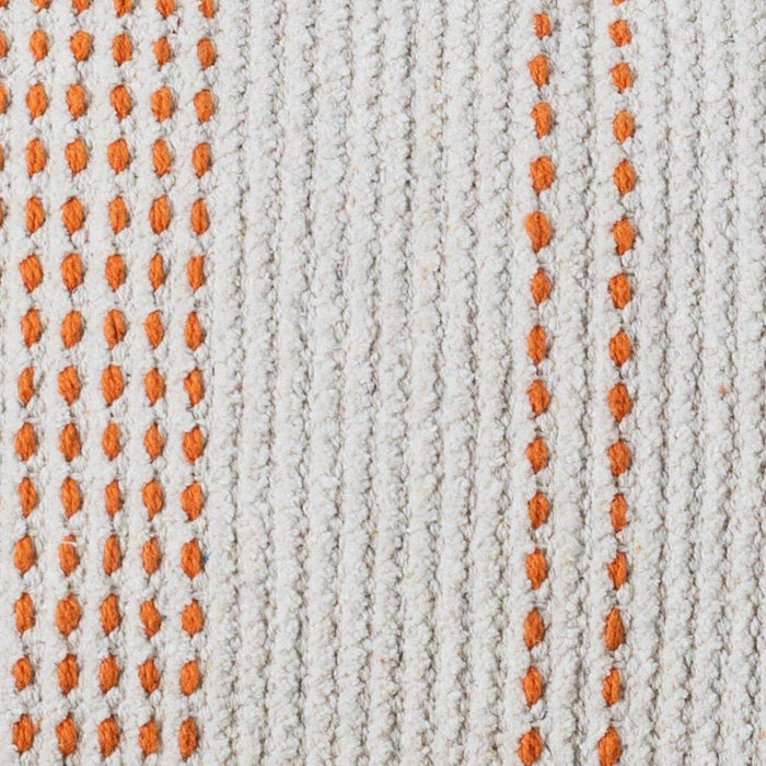 Elberton 55x35cm Cotton Striped Cushion Cover - Burnt Orange