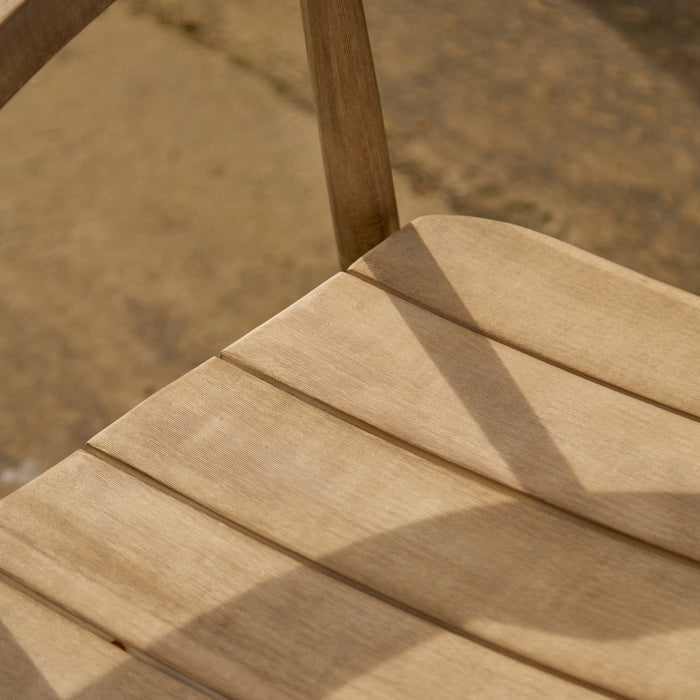 Elowen Light Brushed Acacia Garden Chairs - Set of 2 - Laura James