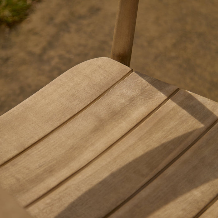 Elowen Light Brushed Acacia Garden Chairs - Set of 2 - Laura James