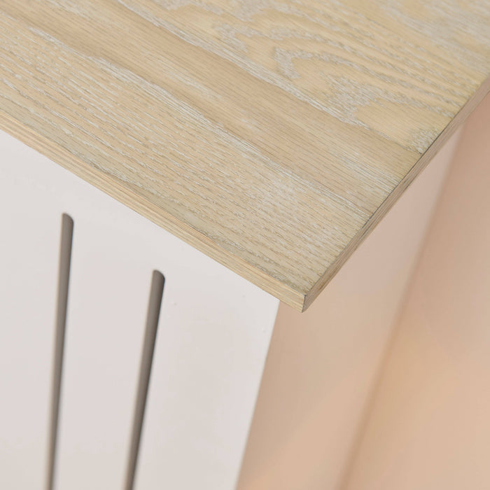 Elspeth Extending Radiator Cover - Whitewash Oak - Laura James