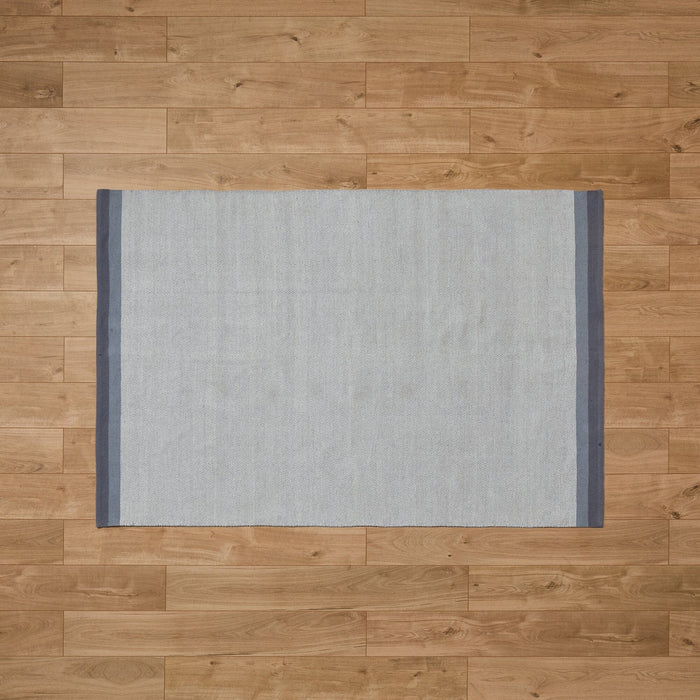 Outlet - Elston Cotton Rug - Mist Grey - 120cm X 170cm