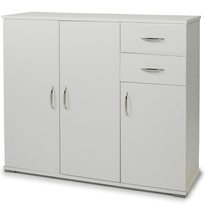 OUTLET-Essie 3 Door 2 Drawer Sideboard White - Laura James