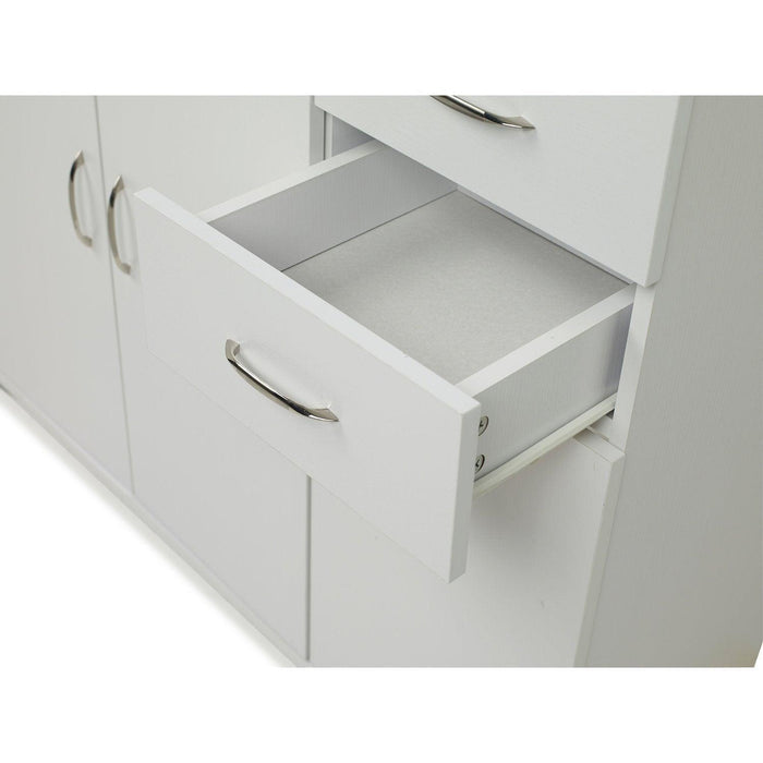 OUTLET-Essie 3 Door 2 Drawer Sideboard White - Laura James