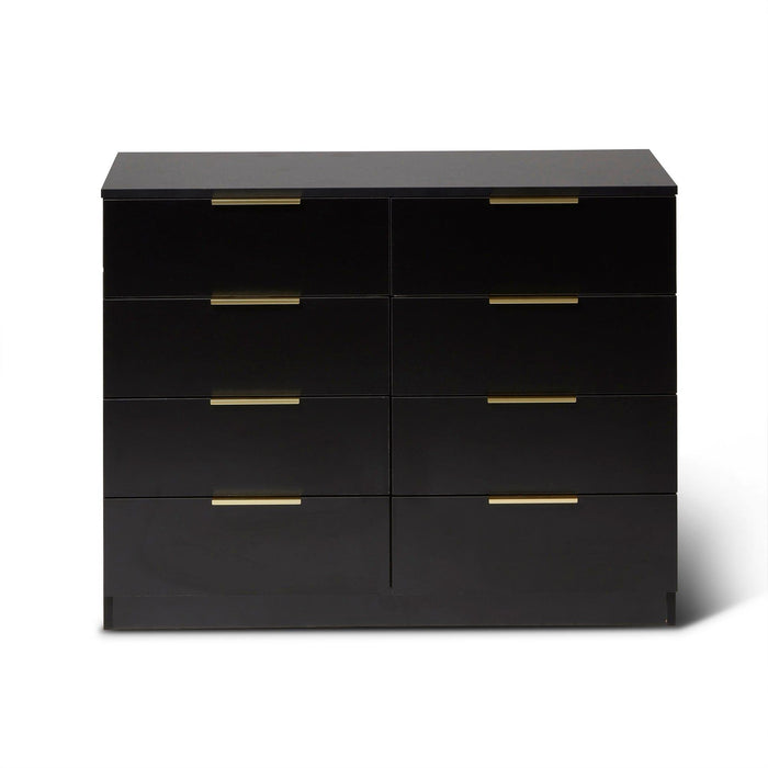 Essie Black 8 Chest of Drawers - Laura James