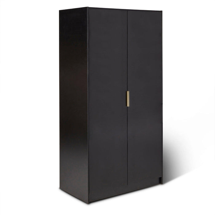 Essie Black Full Height Wardrobe - Laura James