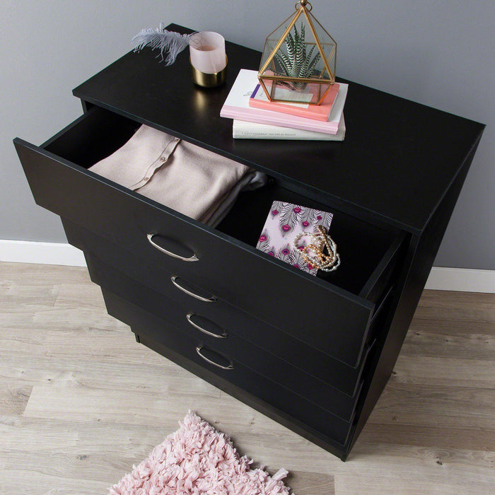 Chest of Drawers - Black  - Laura James