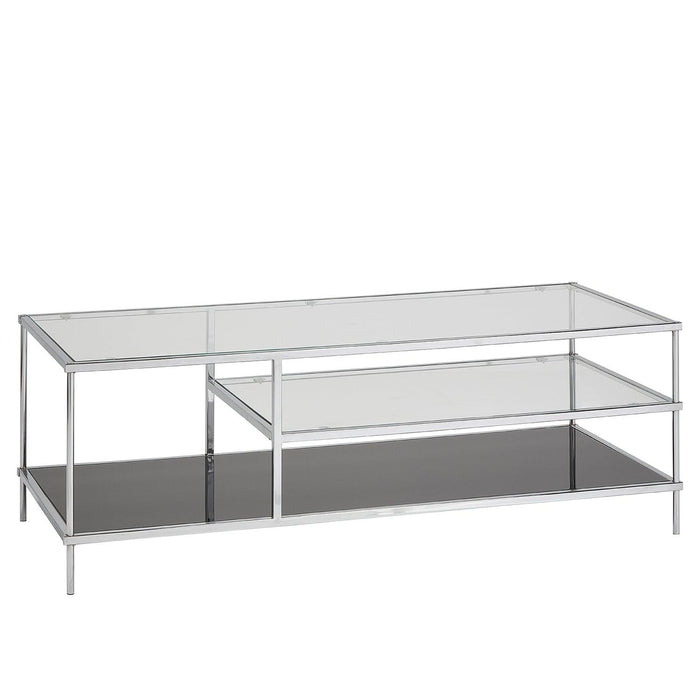 Evelyn coffee table - chrome - Laura James