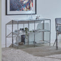 Outlet - Evelyn console table - chrome - Laura James