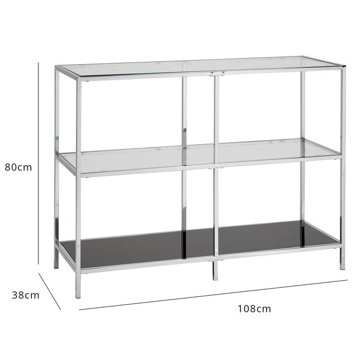 Outlet - Evelyn console table - chrome - Laura James