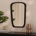 Farleigh Small Black Wooden Mirror - Laura James