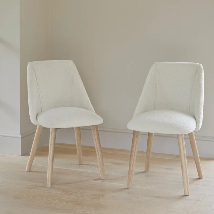 FreyaBoucleDiningChairWhitewaslegs1pair-2