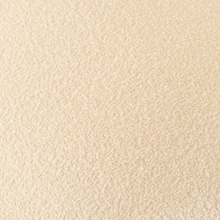 Freya Bar Stool - Light Beige Boucle - Black Legs - Laura James