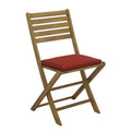 Garden chair cushions - red x2 - Laura James