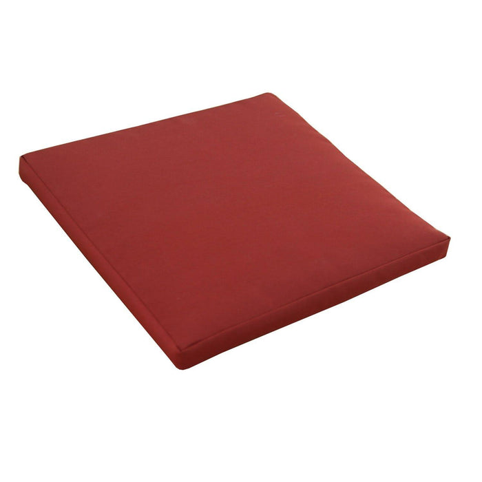 Garden chair cushions - red x2 - Laura James