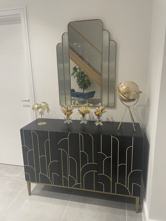 Outlet - Gatsby 3 Door Sideboard - Noir Black