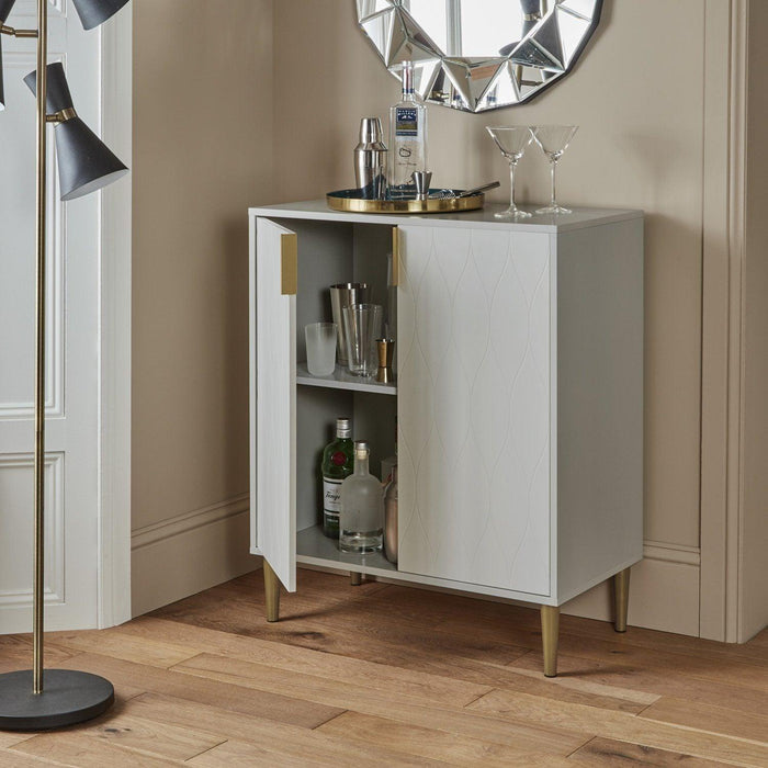 Gloria small sideboard - grey - Laura James