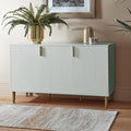 OUTLET-Gloria sideboard - pale sage green and brass effect - Laura James