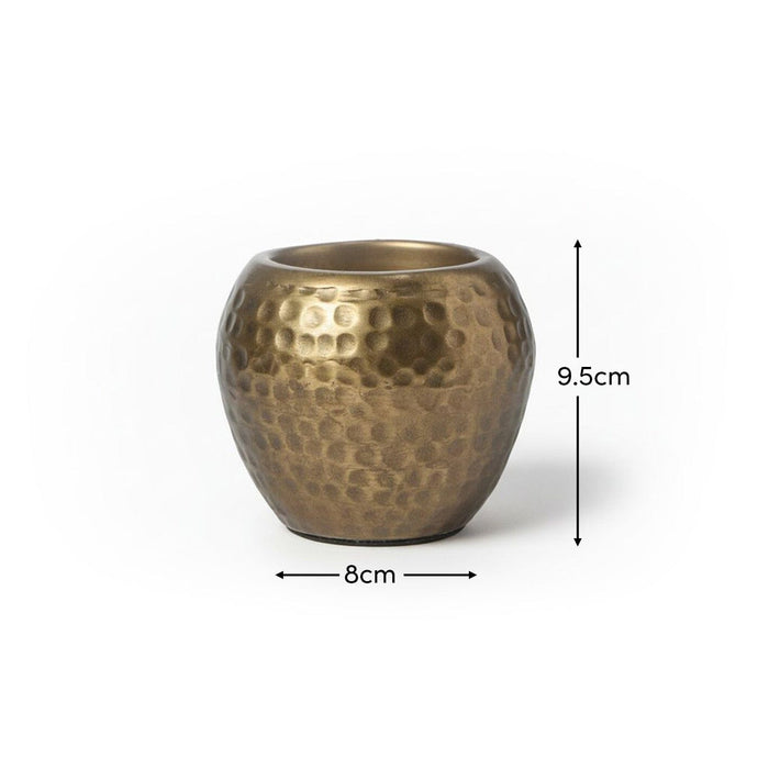 Hale Metal Candle Holder - Gold - Laura James