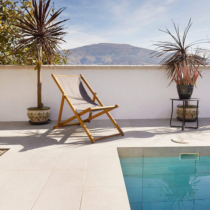 Harbour Wooden Garden Deck Chair - Dark Grey - Laura James