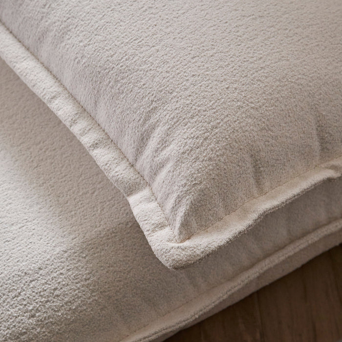 Harlow Single Sofa Bed - Chalk White Boucle - Laura James