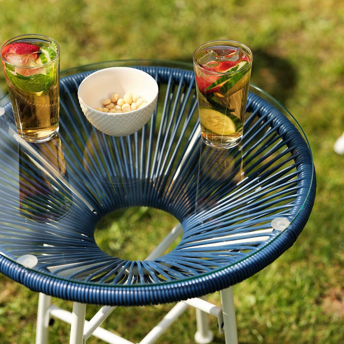 Hebe String Bistro Set - Navy Blue - Laura James