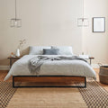 Outlet - Heeley Metal And Wood Bed Double - Laura James