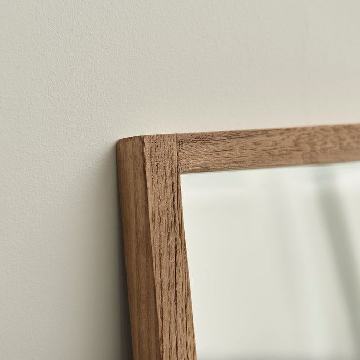 Hensall 140x40cm Wooden Mirror - Natural - Laura James