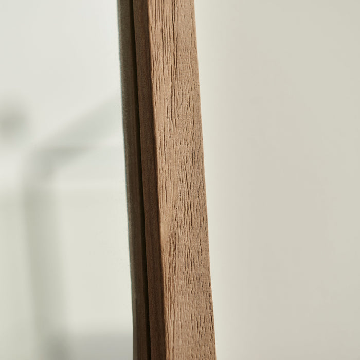 Hensall 140x40cm Wooden Mirror - Natural - Laura James