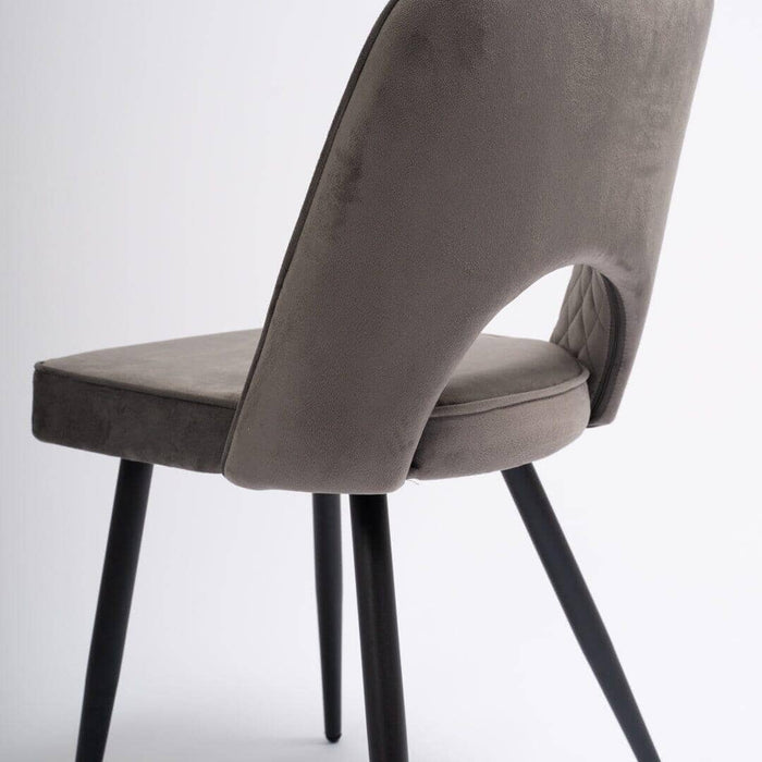 Hope dining chair - set of 2 - dark grey - Laura James