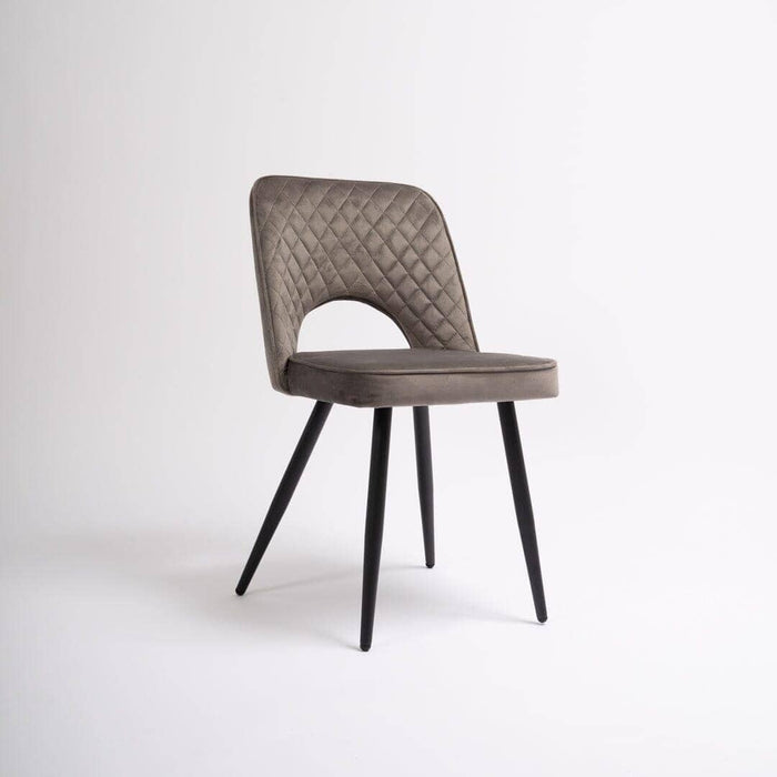 Hope dining chair - set of 2 - dark grey - Laura James