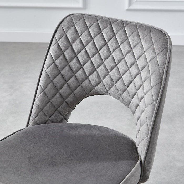 Metis dining chair - dark grey - Laura James