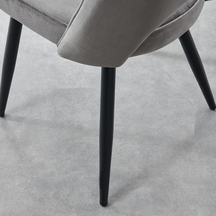 Metis dining chair - dark grey - Laura James