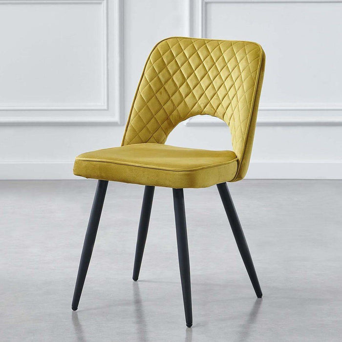 Metis dining chair - ochre - Laura James