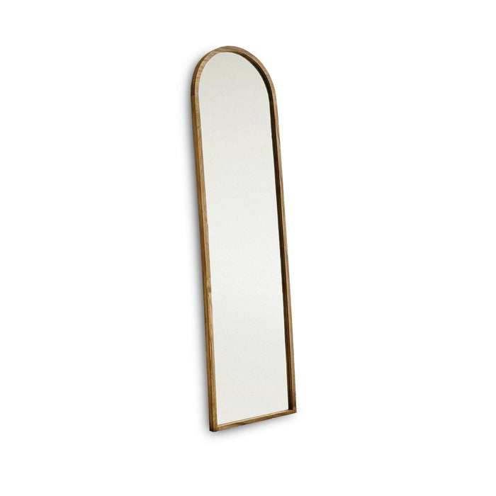 Ingham 140x40cm Wooden Arch Mirror - Natural - Laura James