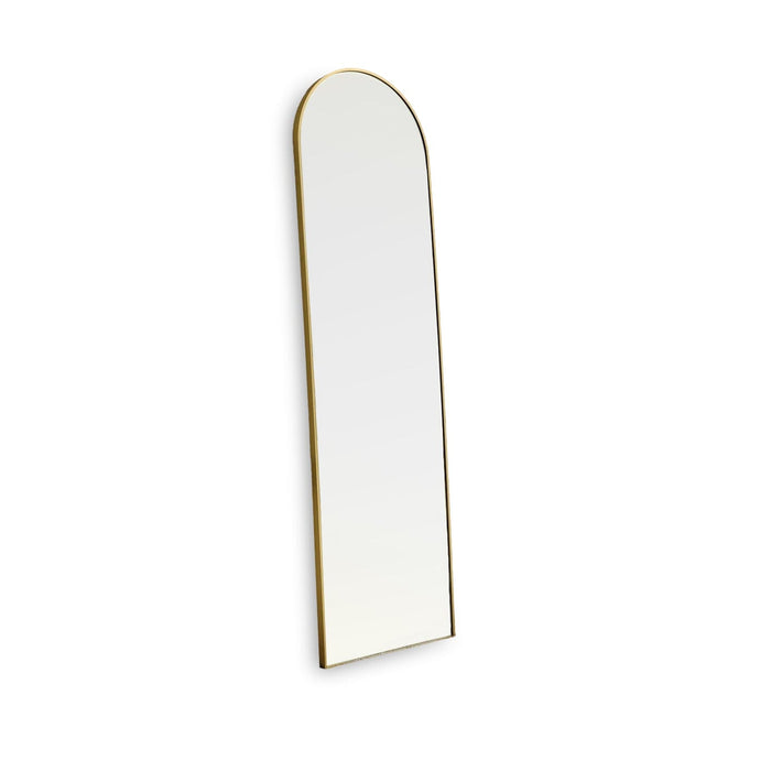Ingham 170x50cm Full Length Arch Mirror  - Gold - Laura James