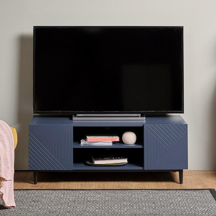 Outlet - Jack TV unit - geometric - blue - Laura James