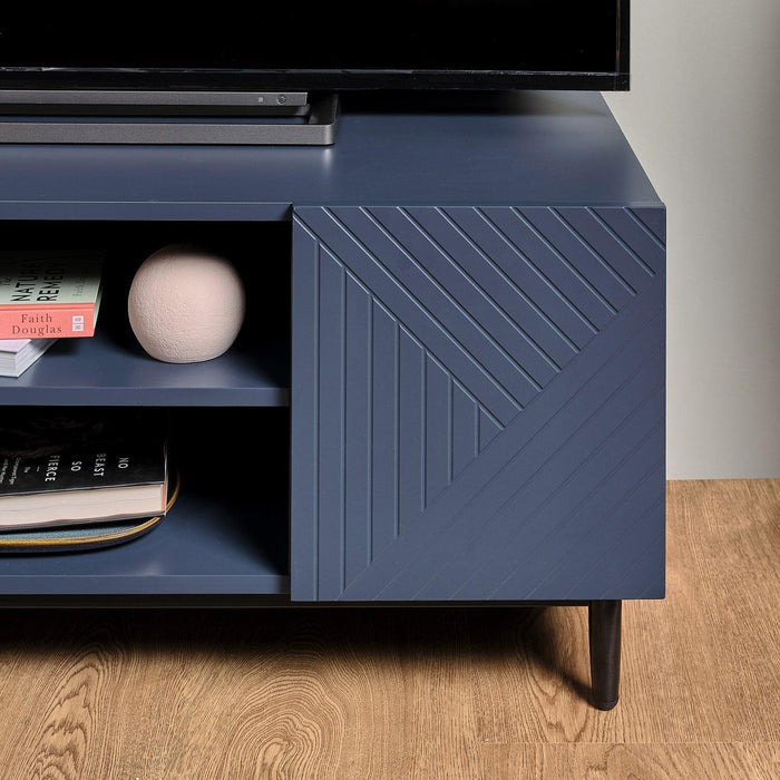 Outlet - Jack TV unit - geometric - blue - Laura James