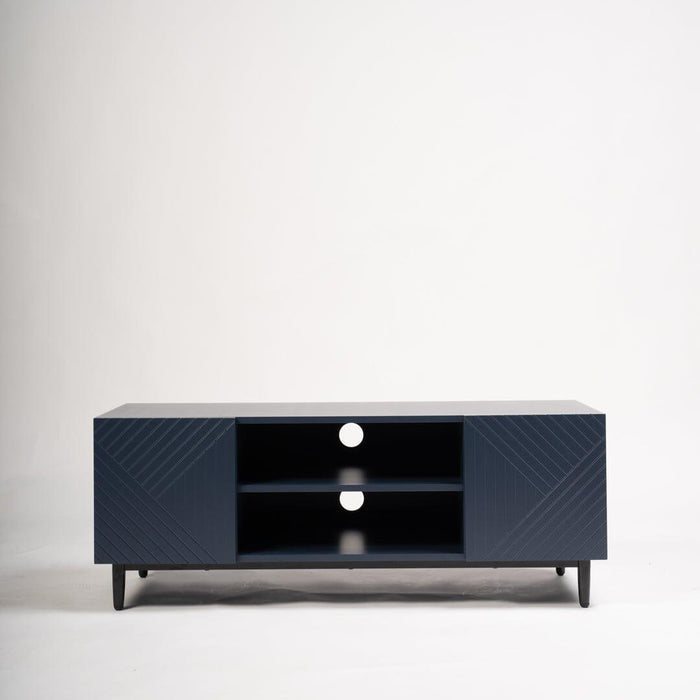 Outlet - Jack TV unit - geometric - blue - Laura James