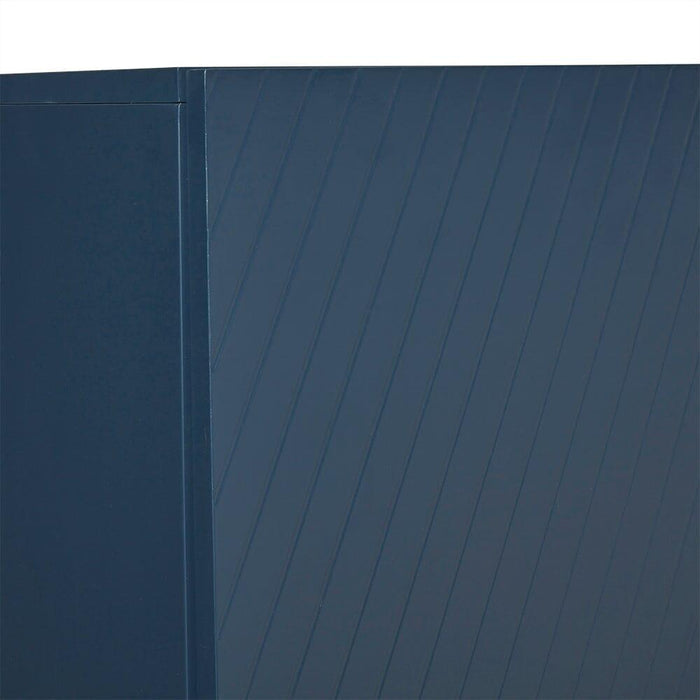 Jack shoe cabinet - geometric - blue - Laura James