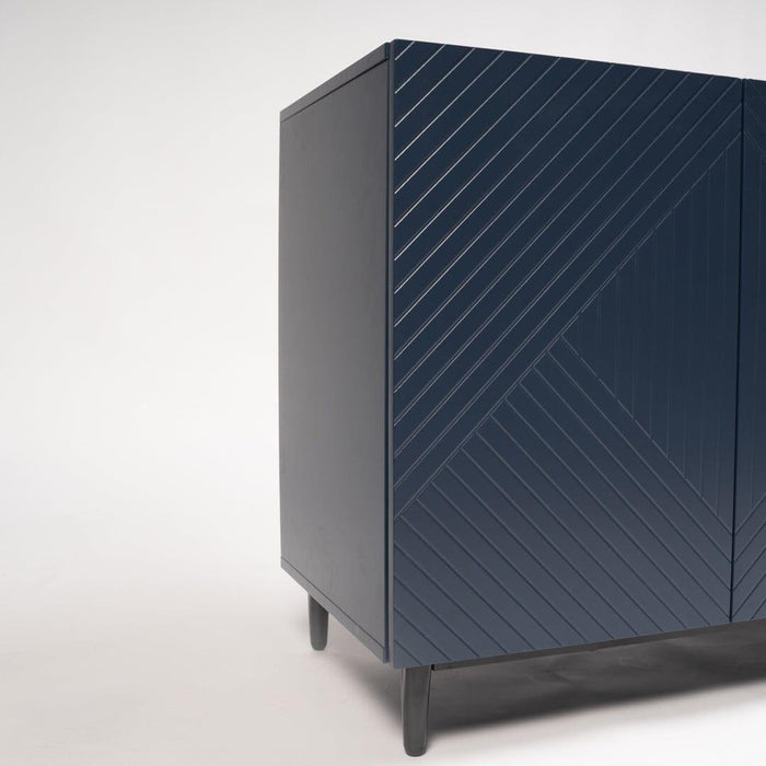 Jack sideboard - geometric - blue - Laura James
