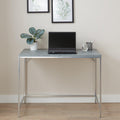 Jay desk - concrete effect and chrome - Laura James