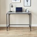 Jay desk - concrete effect and black - Laura James