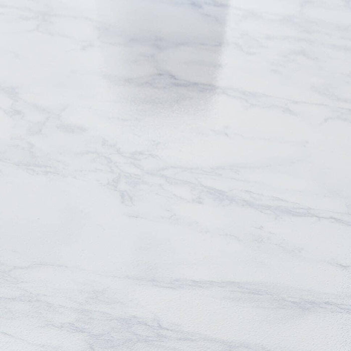 Jay side table - marble effect and chrome