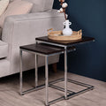 Jay Walnut Side Table - Laura James