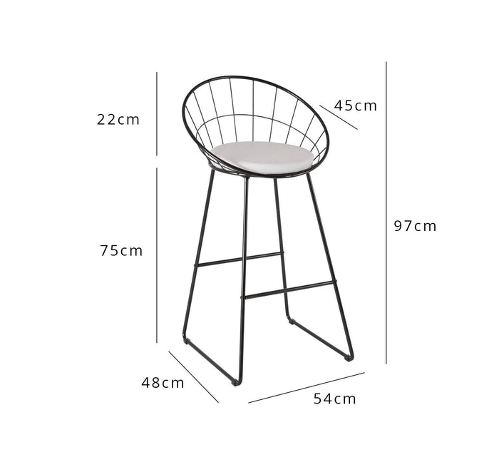Outlet – Jimmy breakfast bar stool - Laura James