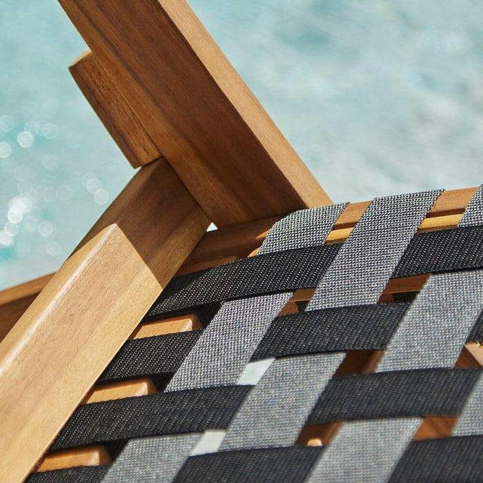 Kai Black Folding Beach Chair