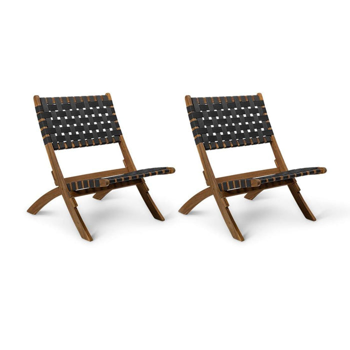 Kai Black Folding Beach Chair