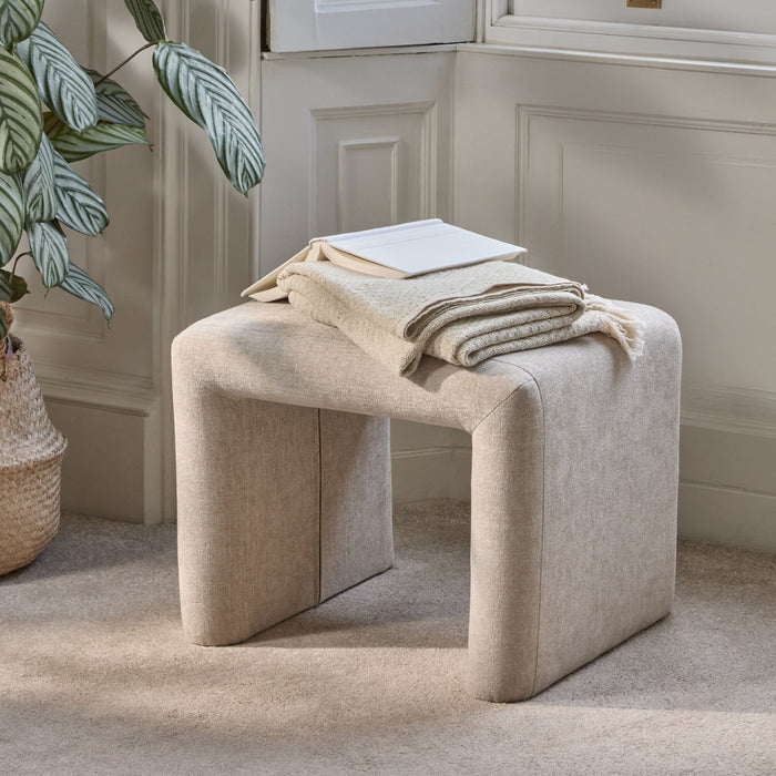 Kamiko Dining Stool - Mink Taupe - Laura James